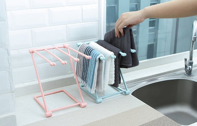 Collapsible Dishcloth Rack

Foldable Towel Drying Rack

Dishcloth Holder with Foldable Design

Portable Dish Towel Shelf

Compact Folding Towel Rack